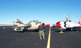 T-33 Thunderbird flight training at JetWarbird in Santa Fe New Mexico