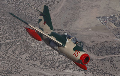 MIG 15 at Jet Warbird Training Center in Santa Fe New Mexico